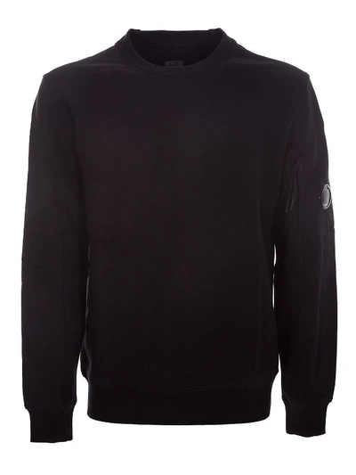 C.p. Company Black Cotton Sweatshirt