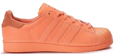 Pre-owned Adidas Originals  Superstar Adicolor Sun Glow In Sun Glow/sun Glow/sun Glow