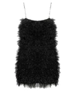 LANEUS LANEUS WOMEN'S BLACK WOOL DRESS,ABD510 42