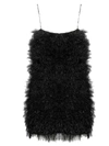 Laneus Fitted Short Knit Dress In Black