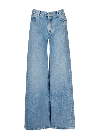 Off-white Blue Jeans