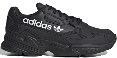 Pre-owned Adidas Originals Adidas Falcon Big Logo Black (women's) In Core Black/core Black/cloud White