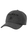 BALMAIN BASEBALL CAP WITH LOGO,11129035