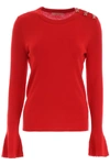 TORY BURCH TORY BURCH EMBELLISHED CRYSTAL SWEATER