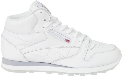 Pre-owned Reebok Jk Workout Mid Palace White In White/white-ice