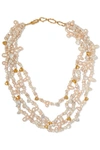 PACHAREE PACH TACH GOLD-PLATED PEARL NECKLACE