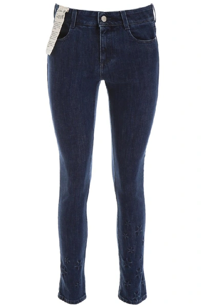 Stella Mccartney Stars Skinny Jeans In Blue