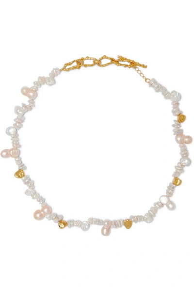Pacharee Pach Tach Gold-plated Pearl Necklace