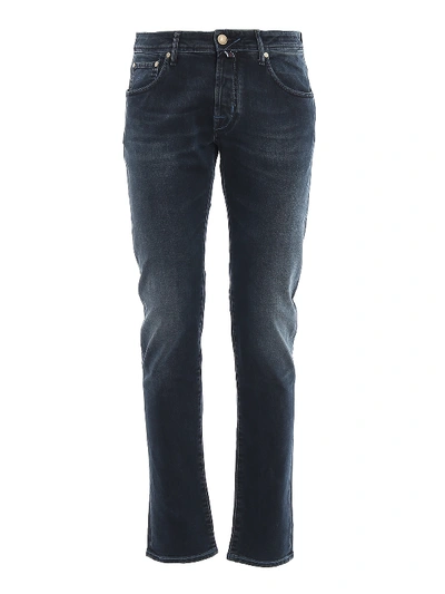 Jacob Cohen Style J662 Slim Comf Jeans In Medium Wash