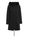 WOOLRICH LITERARY REX BLACK TWO-PIECE PADDED PARKA