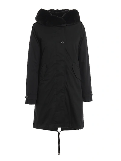 Woolrich Thermore Literary Rex Parka In Black