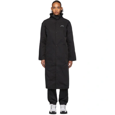 A-cold-wall* Black Core Rubberized Coat