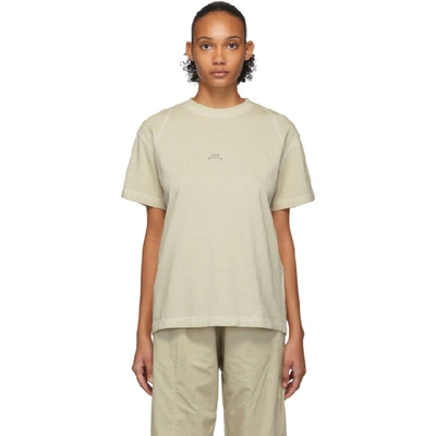 A-cold-wall* Taupe Core Flat Overlock T-shirt