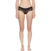 CALVIN KLEIN UNDERWEAR CALVIN KLEIN UNDERWEAR BLACK LACE HIPSTER BRIEFS