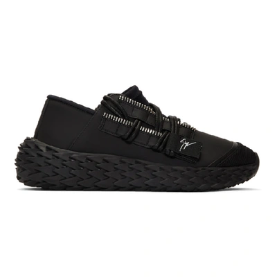 Giuseppe Zanotti Urchin Low-top Sneakers In Black