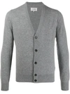 Maison Margiela Buttoned Cardigan In Grey