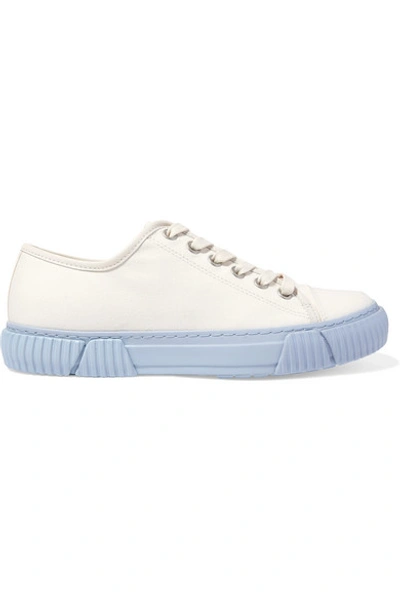 Both Coated-canvas Sneakers In White