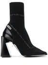 KENZO K SQUARE ANKLE BOOTS