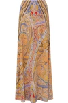 ETRO Paisley-print silk crepe de chine maxi skirt