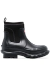 Stella Mccartney X Hunter Rubber Rain Boots In Black