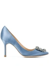 Manolo Blahnik 'hangisi' Pumps In 蓝色