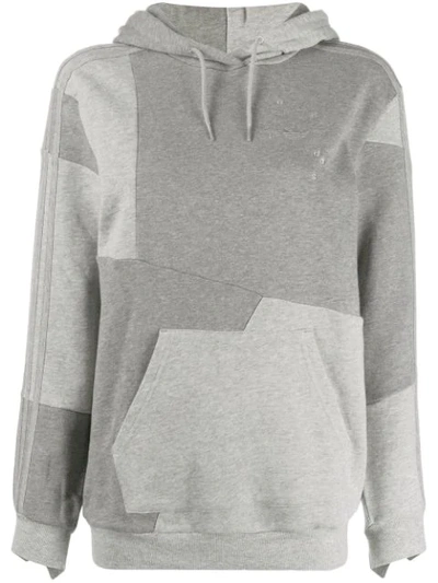 Adidas By Danielle Cathari Panelled Hoodie In Grey