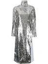 BOUGUESSA LONG SEQUINNED TUNIC TOP