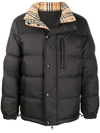 Burberry Wendbare Daunenjacke In 黑色