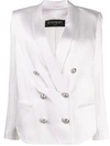 BALMAIN DOUBLE-BREASTED BELTED BLAZER