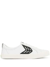 CARIUMA CATIBA LOW OFF WHITE LEATHER BLACK LOGO SNEAKER