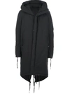 ARMY OF ME OVERSIZED HOODED COAT