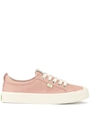 Cariuma Ladies Oca Low Lace-up Canvas Trainers In Pink
