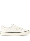 Cariuma Oca Low Stripe Off White Suede Sneaker In White