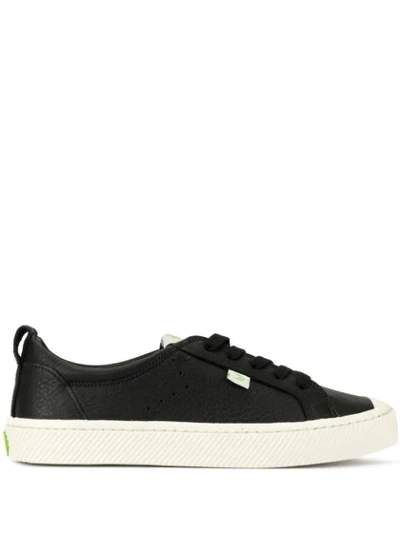 Cariuma Ibi Low-top Knit Sneakers In Black