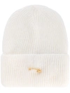 VERSACE SAFETY PIN BEANIE