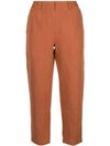 APIECE APART HIGH-WAISTED TAPERED TROUSERS