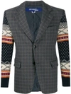 JUNYA WATANABE KNITTED SLEEVES BLAZER