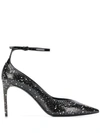 Saint Laurent Ink Splashes Pumps In Black