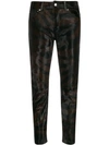 GOLDEN GOOSE ZEBRA CROPPED TROUSERS