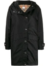 Burberry Horseferry Print Parka In 黑色