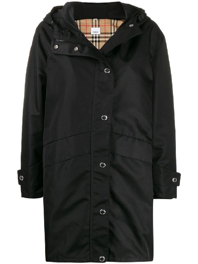 Burberry Horseferry Print Parka In 黑色