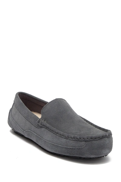 Ugg Alder Pure Lined Suede Slipper In Mtl