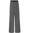 BALENCIAGA HIGH-RISE WIDE-LEG VIRGIN WOOL PANTS,P00418267