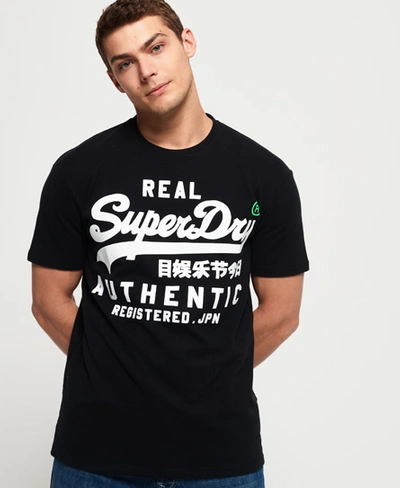 Superdry Reactive Classic T-shirt In Schwarz