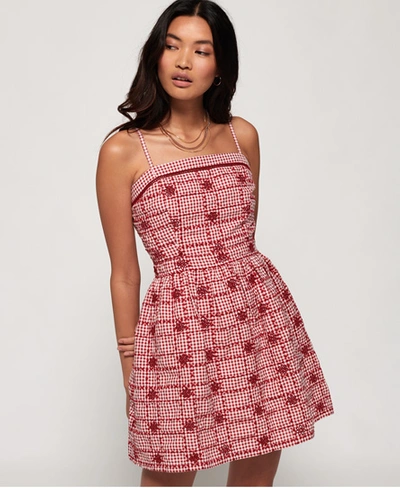 Superdry Betty Dress In Red