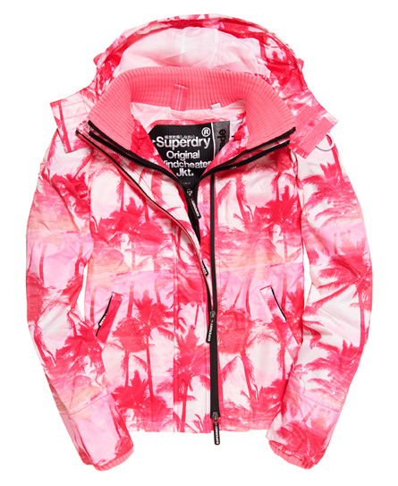 Superdry Black Edition Sd-windcheater Jacket In Pink | ModeSens