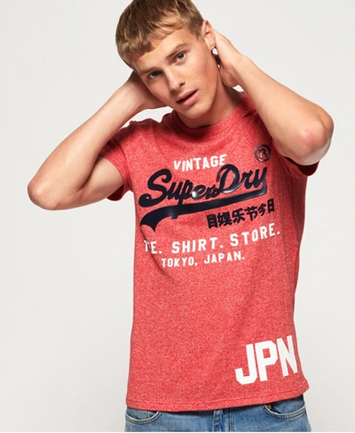Superdry Shirt Shop Duo T-shirt In Red