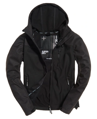 Superdry Hooded Sd-windtrekker Jacket In Black