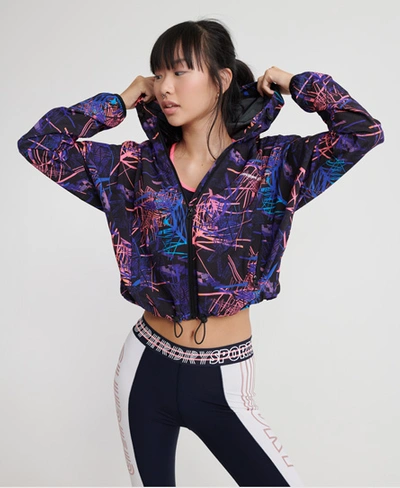 Superdry Active Batwing Jacket In Blue