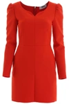 MSGM MSGM SWEETHEART NECKLINE FITTED DRESS